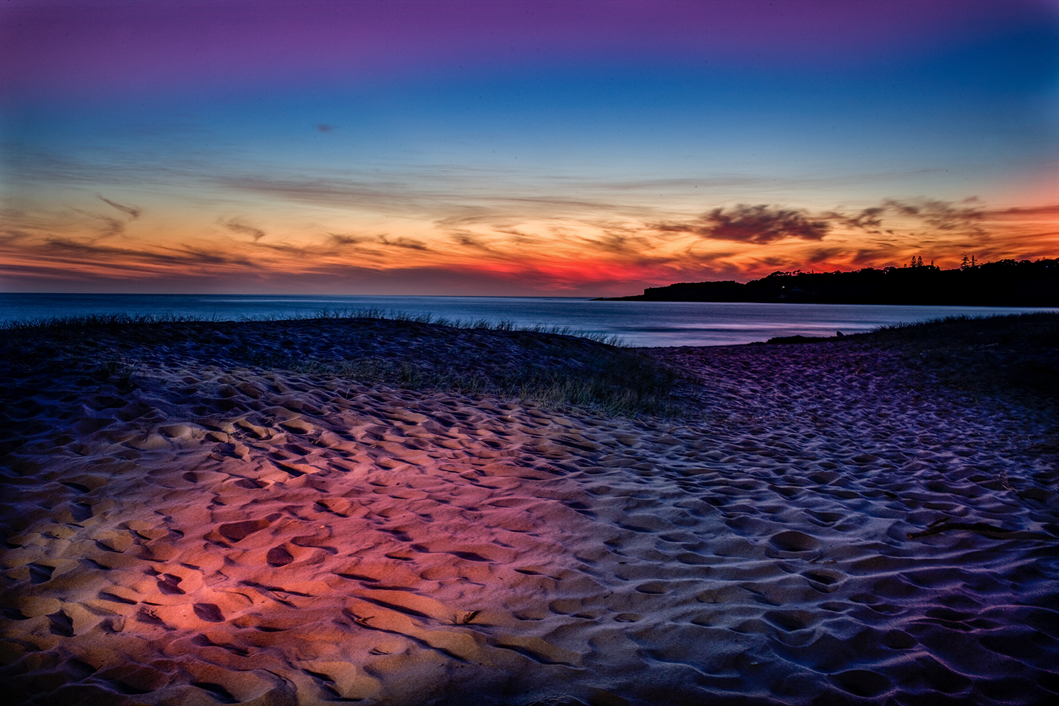 Tathra Beach at dusk by Catalin Anastase
